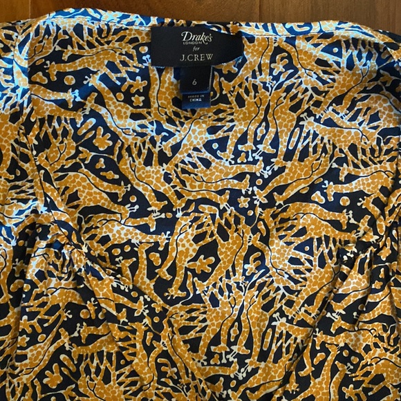 Jcrew X Drake’s London giraffe top - Picture 3 of 5